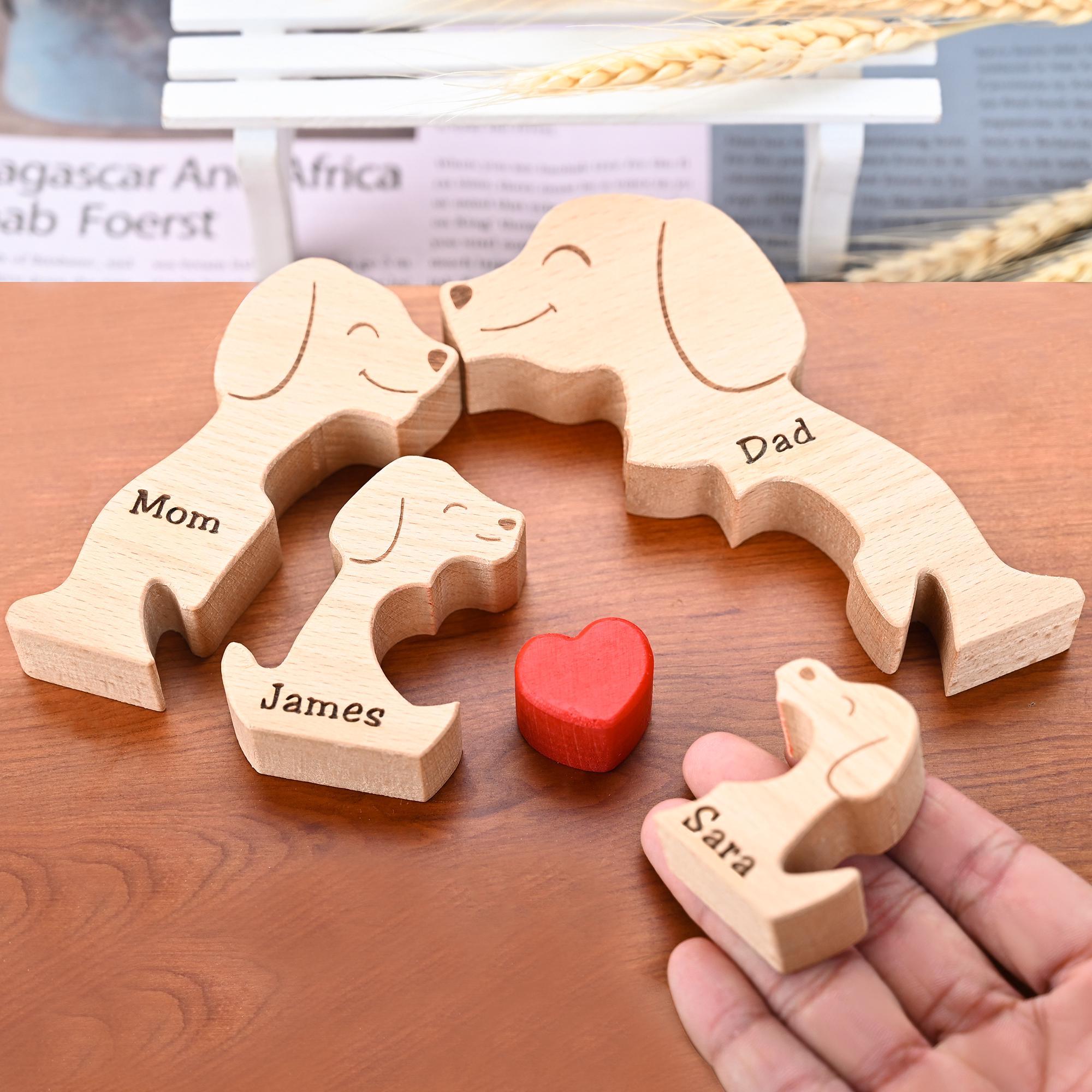 Custom Wooden Dog Puzzle