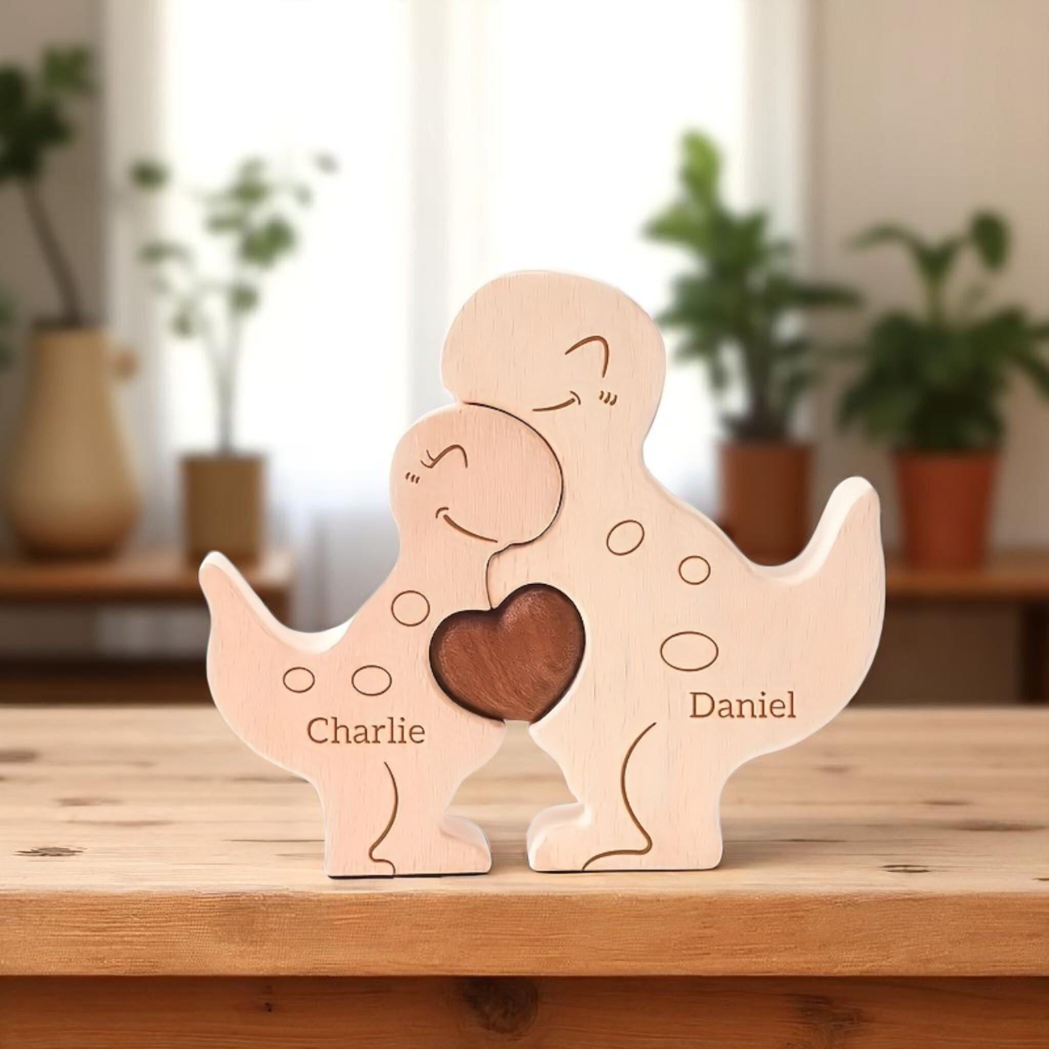 Personalized Dinosaur Family Puzzle