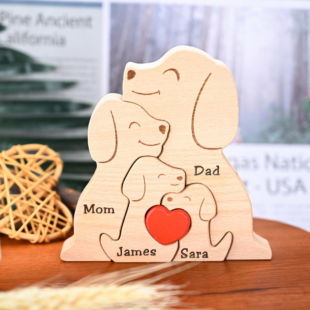 Custom Wooden Dog Puzzle