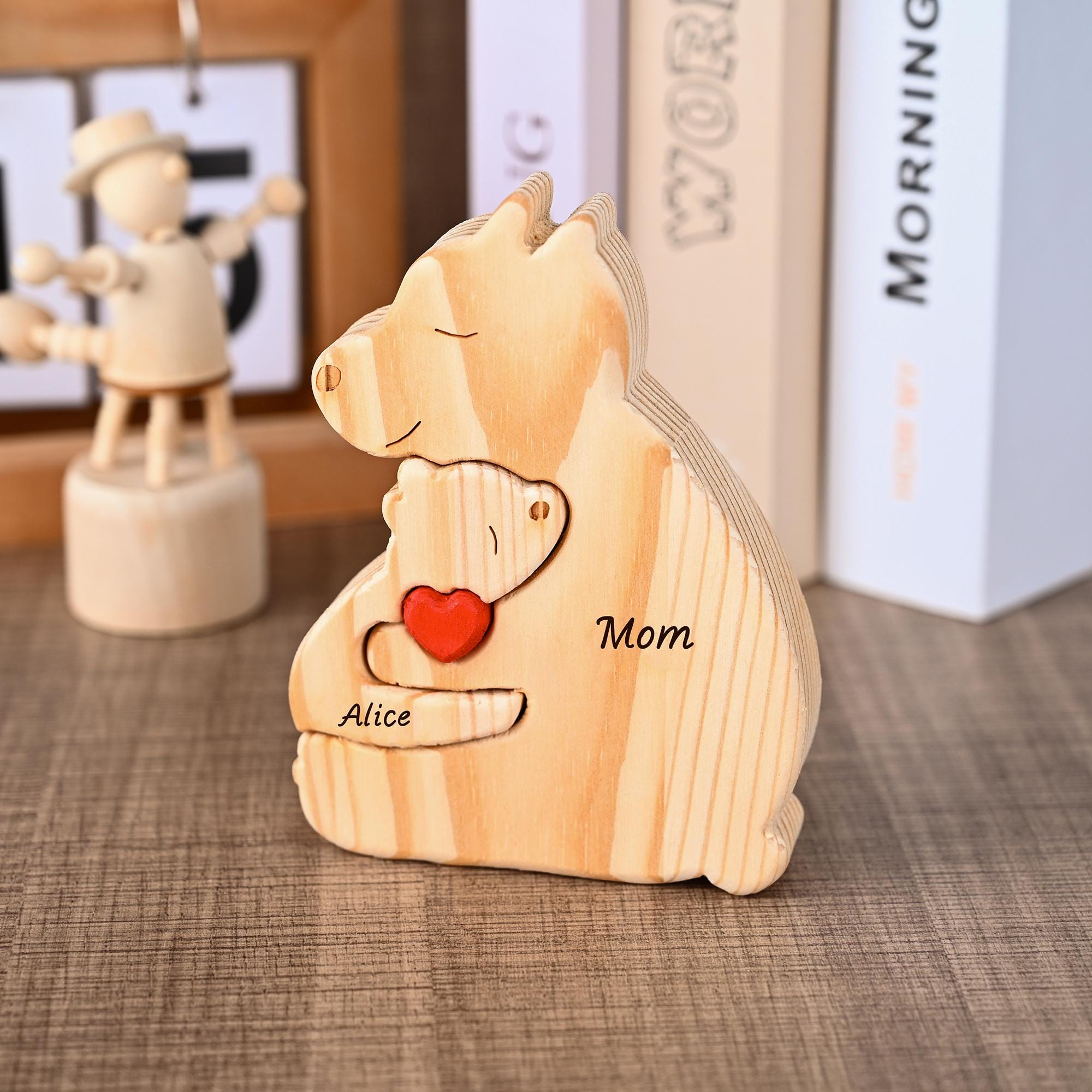 Personalized Mom and Baby Bear Puzzle