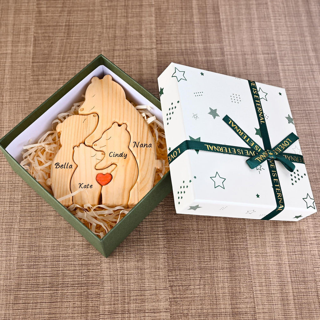 Personalized Mom and Baby Bear Puzzle