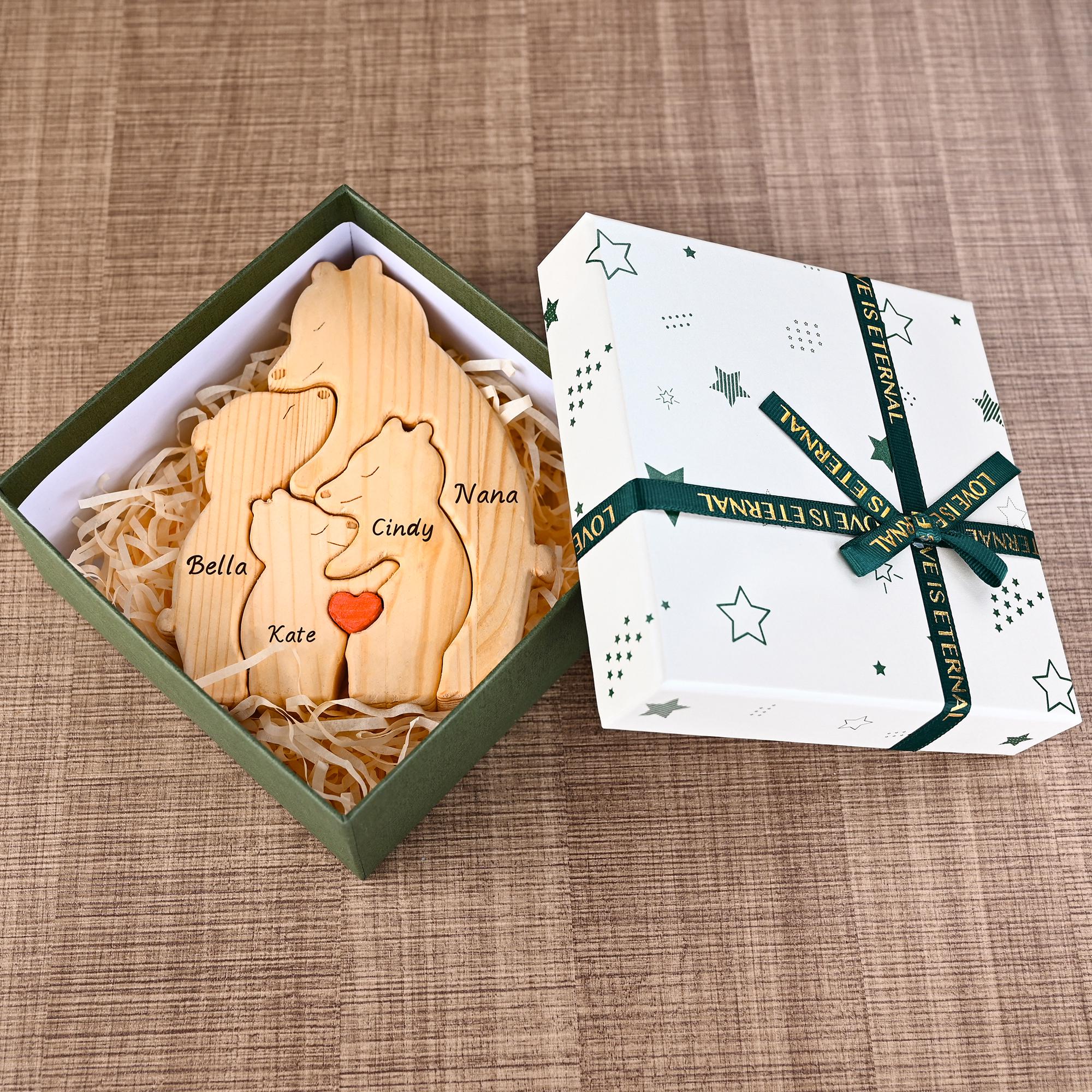 Personalized Mom and Baby Bear Puzzle
