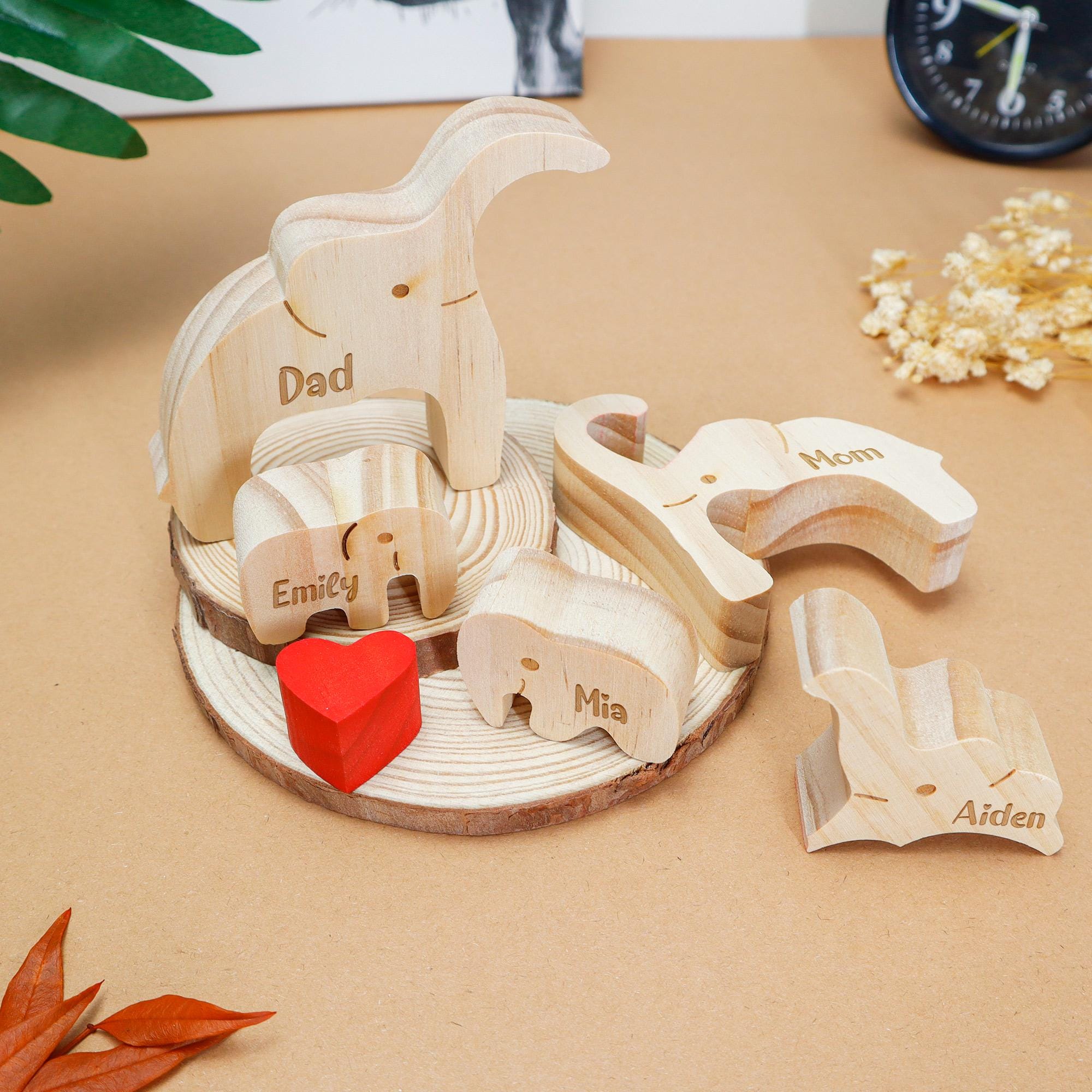 Personalized Wooden Elegant Family Puzzle
