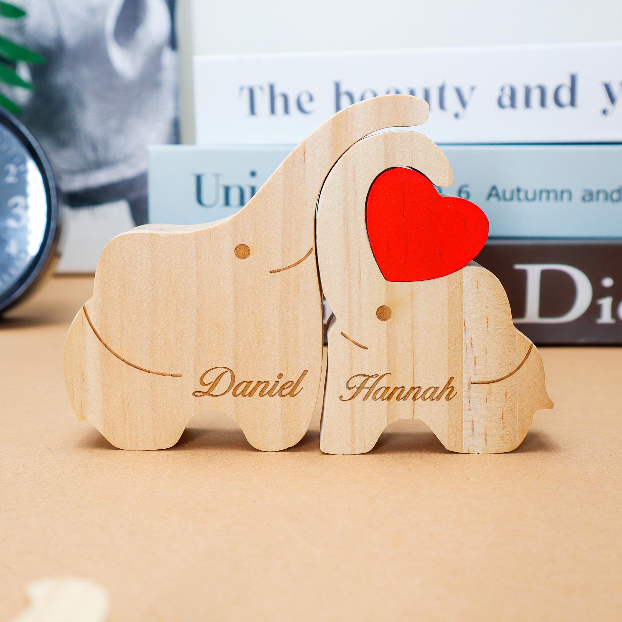 Personalized Wooden Elegant Family Puzzle